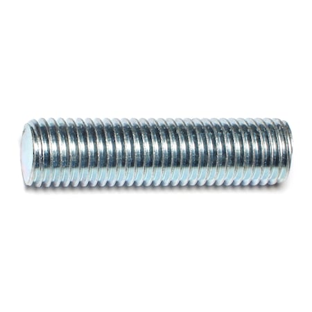 Fully Threaded Rod, 3/4-10, Grade 2, Zinc Plated Finish, 2 PK